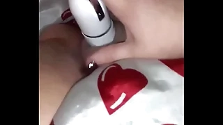 Bbw plays with toys